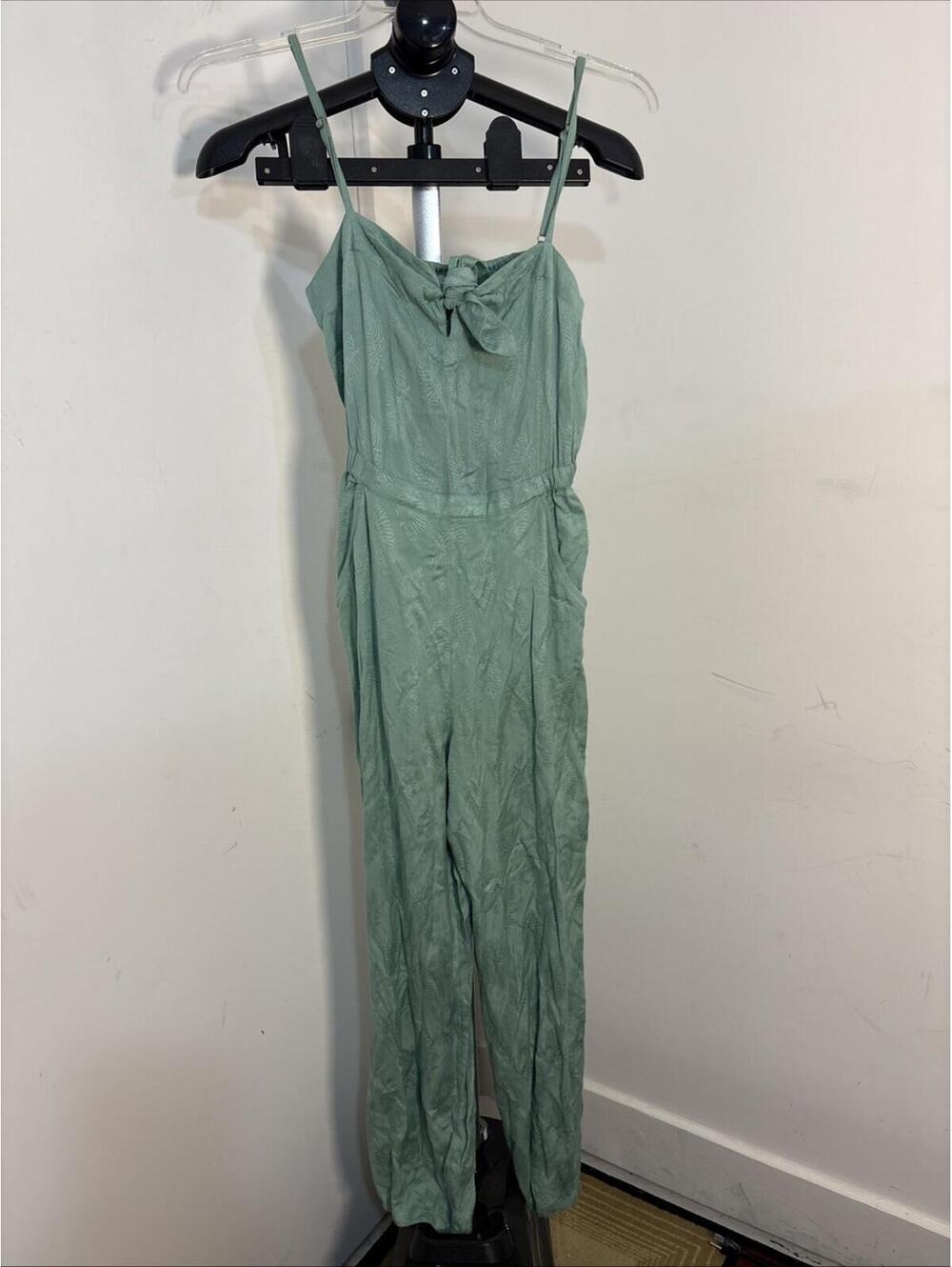 Roxy "Feel The Retro Spirit" seafoam green jumpsuit